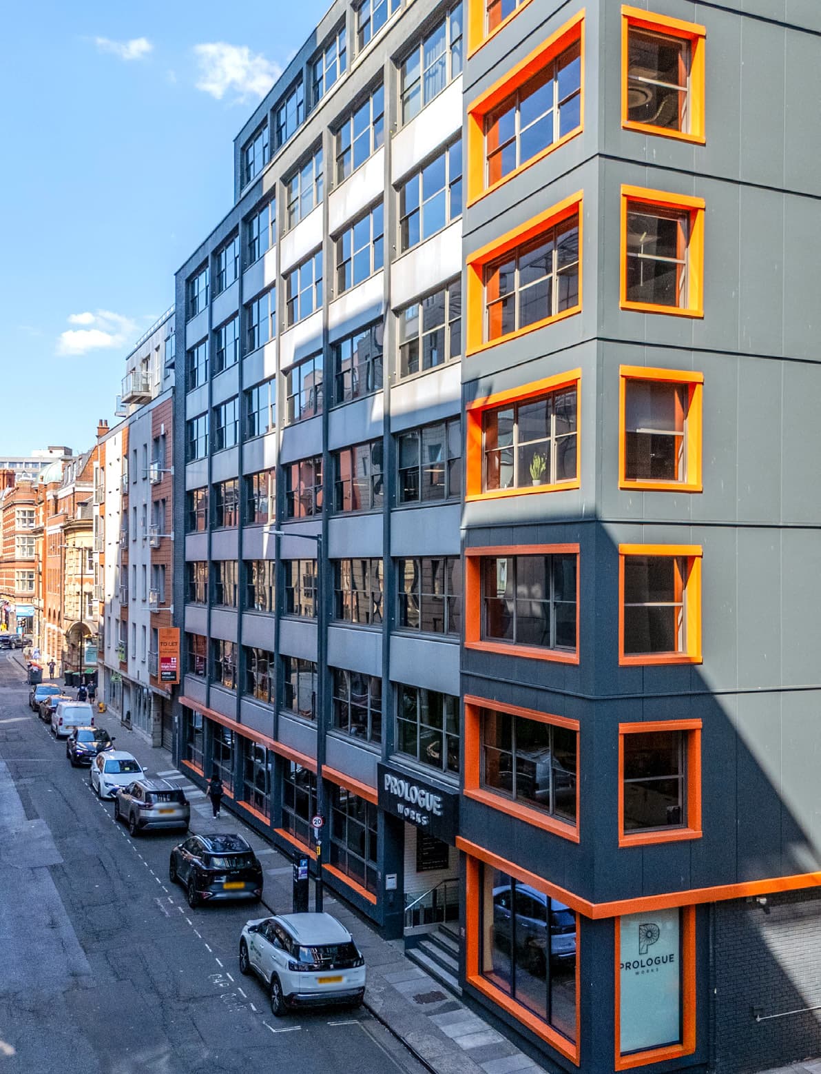 Prologue Works building exterior on Marsh Street, Bristol